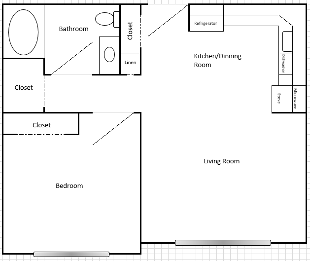 Floor Plans of Sunrise Valley Apartments in Lancaster, WI